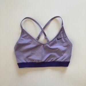 Nike sport bra, lilac , medium